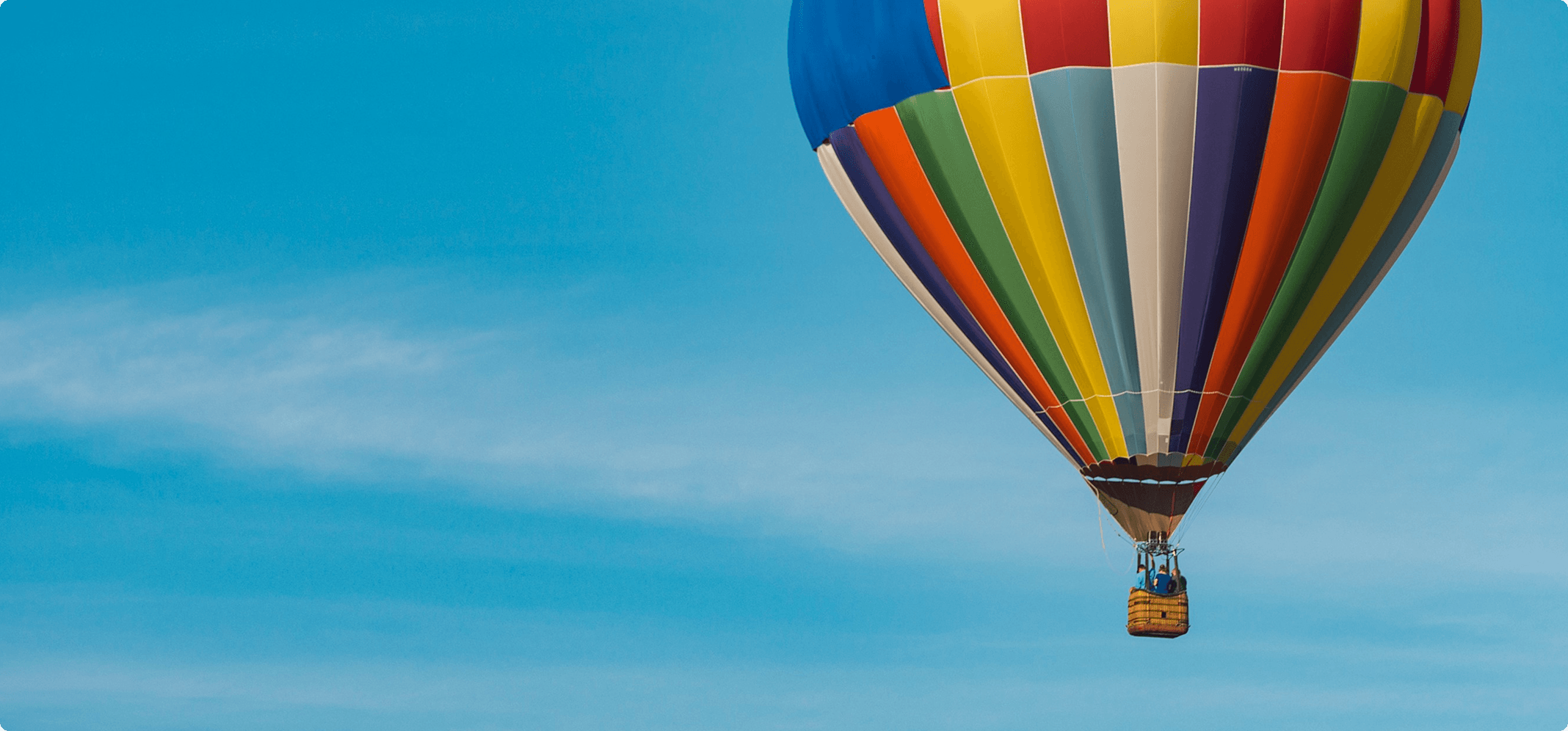 Air balloon background